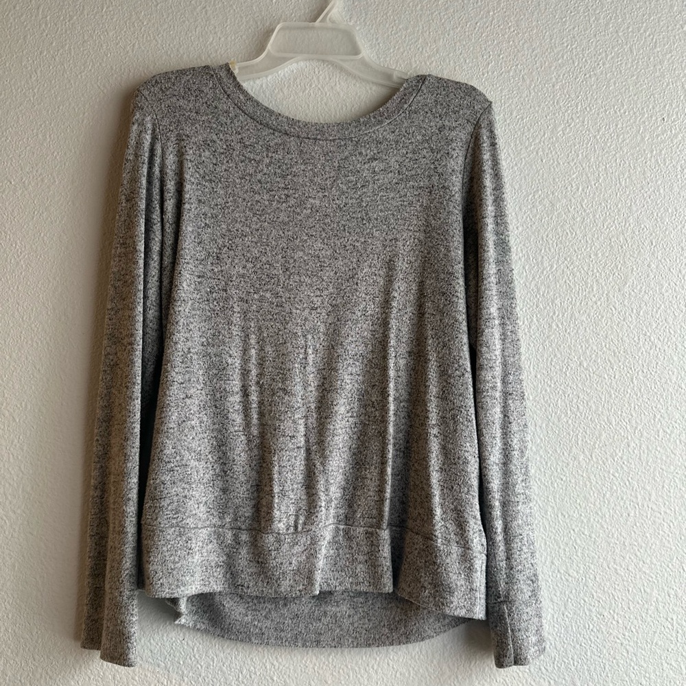 Women’s sweater with cutout back